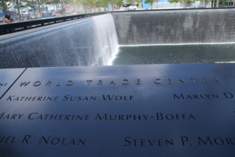 9/11 Memorial fountain